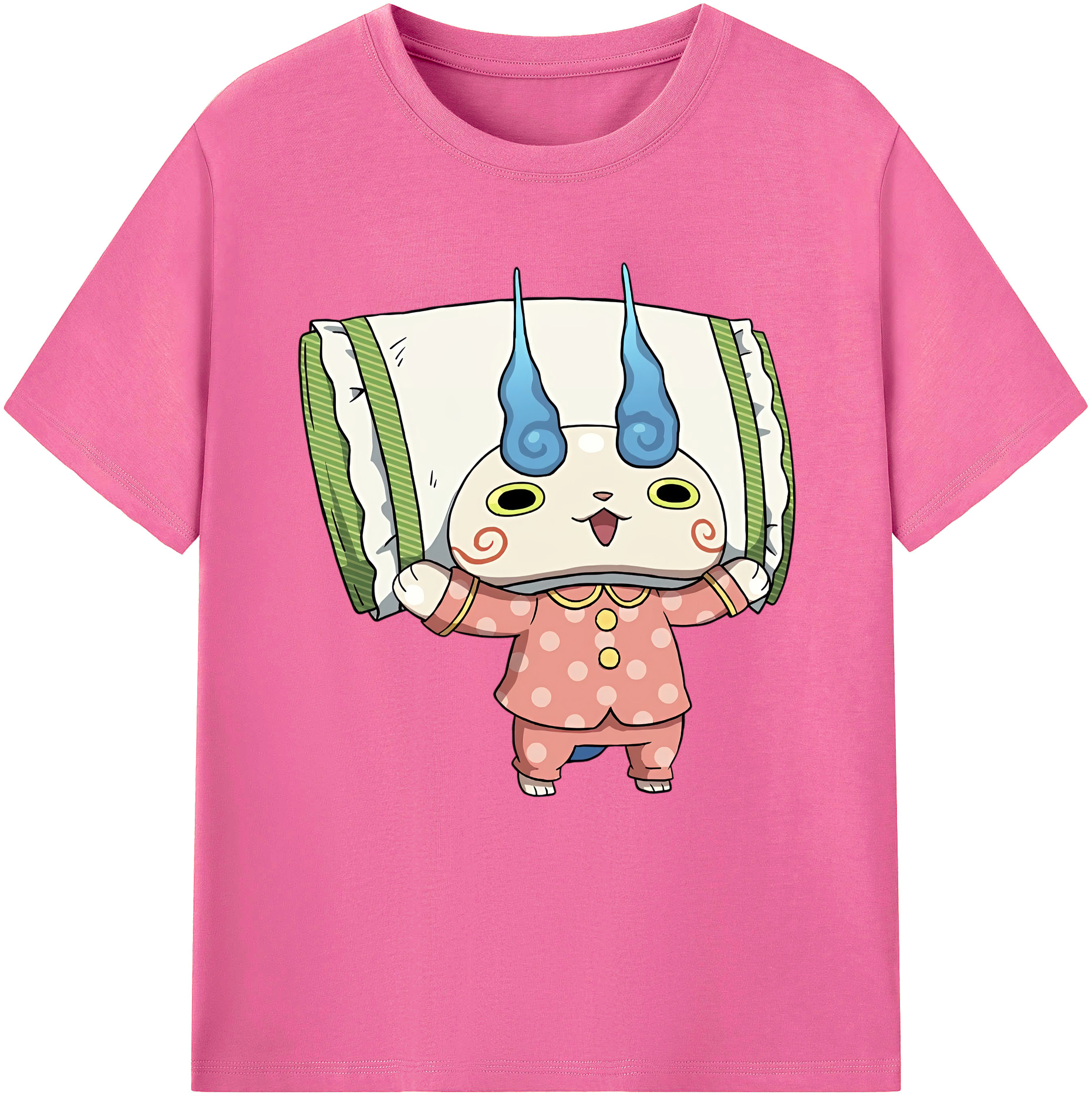（画像用） 妖怪ウォッチ Yo-kai Watch レディースカジュアルプリントTシャツ（綿100％）